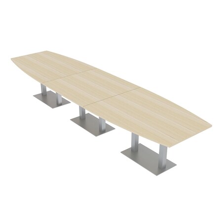 Skutchi Designs 45 in W, 165.75 in L, 29 in H, Engineered Wood Top, Brown HAR-BOT-46x168-DOU-XD08